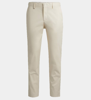 Hugo Boss Striaght Leg Trouser Mens Ecru