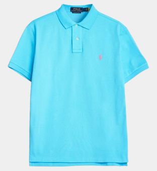 Ralph Lauren Polo Shirt Mens Turquoise