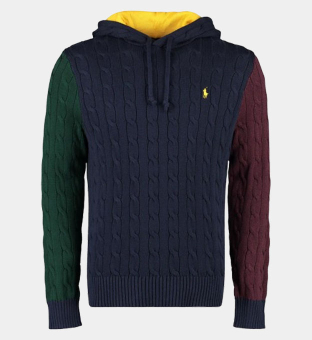 Ralph Lauren Funmix Popover Hoody Mens Multicolour