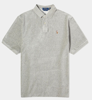 Ralph Lauren Polo Shirt Mens Grey