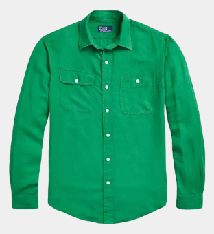 Ralph Lauren Button-up Shirt Mens Green